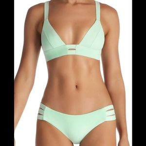 Vitamin A Emelia Triple Strap Bikini Set